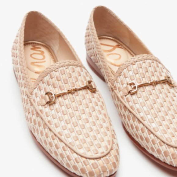 Sam Edelman Women's Laurel Woven Loafers MSRP$150 Unique Basketweave ELEGANT - Picture 2 of 7